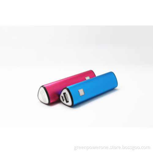 Triangular aluminum power bank with 2,200mAh for all cellphone